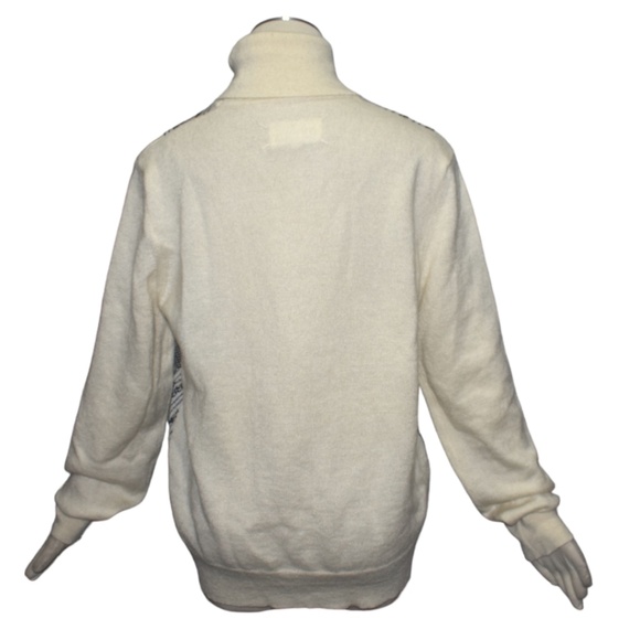 Maison Martin Margiela Deconstructed Houndstooth Knit Turtleneck Sweater - Picture 3 of 10